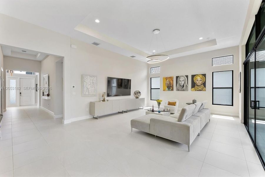 Furnished interior view inside a new home in , Boynton Beach (Image 12). Furnished interior view inside a new home in , Boynton Beach (Image 12).