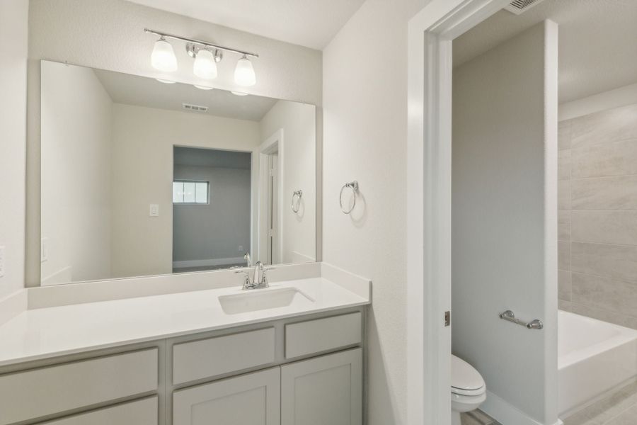 Furnished interior view inside a new home in Dove Hollow, Waxahachie (Image 13).