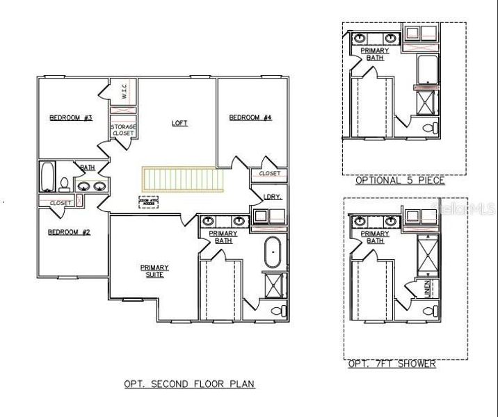2D floor plan layout of this home in Crossvine Village, LaGrange, GA (Image 3).