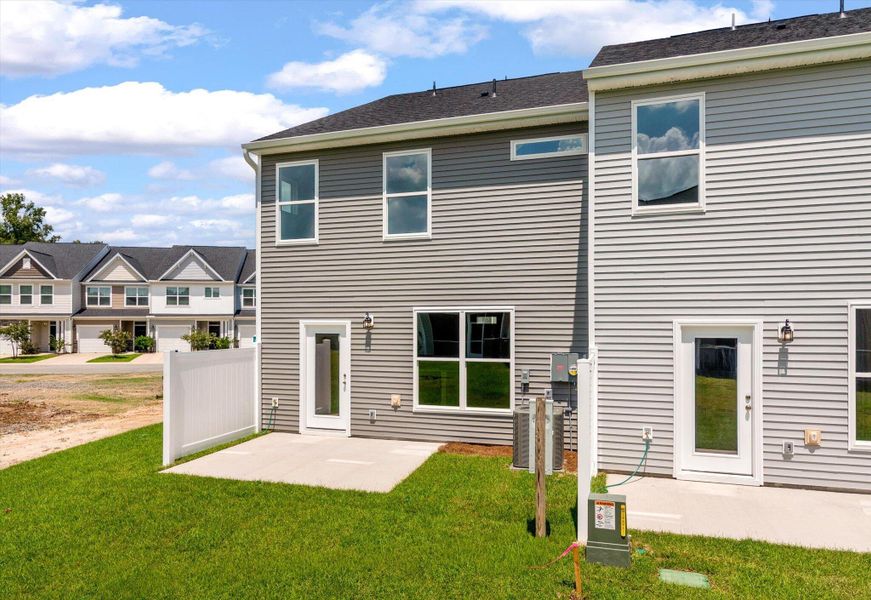 Exterior details and patio area of a home in , Goose Creek (Image 21). Exterior details and patio area of a home in , Goose Creek (Image 21).