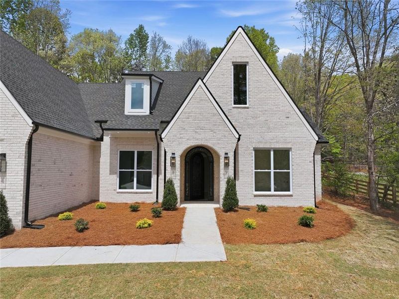 Front exterior of a new home in , Clermont, GA, highlighting curb appeal (Image 2). Front exterior of a new home in , Clermont, GA, highlighting curb appeal (Image 2).