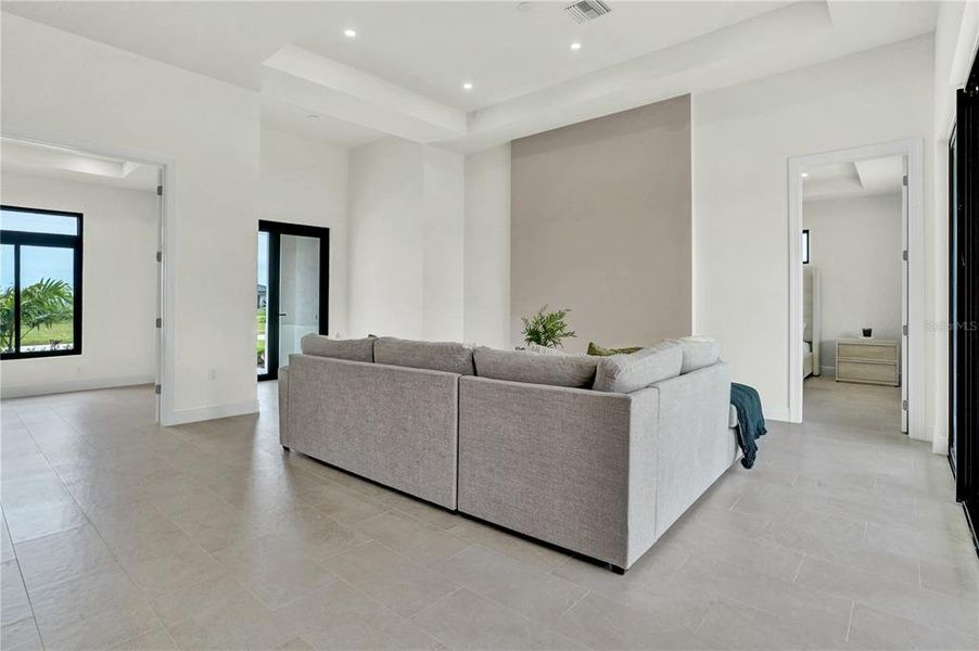 Furnished interior view inside a new home in , Cape Coral (Image 36).