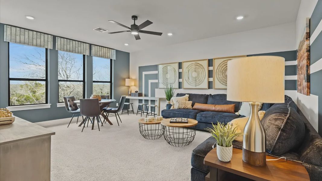 Furnished interior view inside a new home in Newhaven, Manor (Image 15).