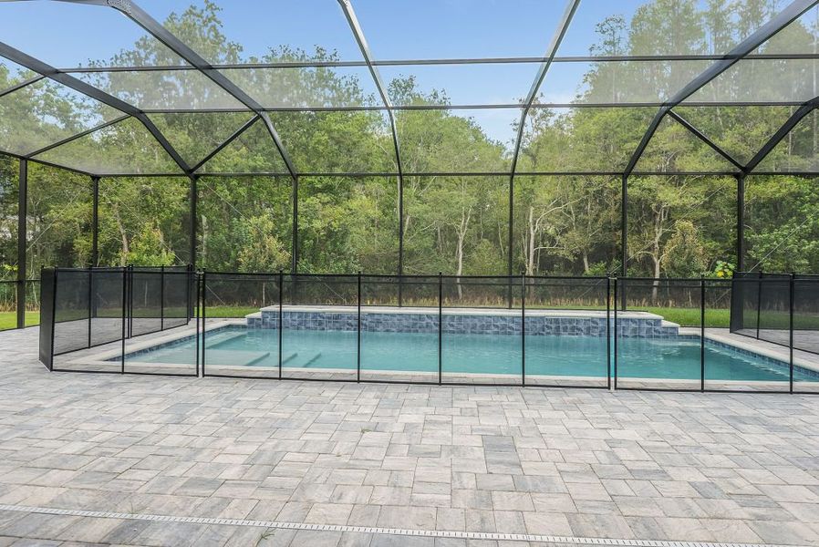 Representative exterior details of a home built from the Carrington II by Mobley Homes in Sunset Estates, Lutz (Image 3).