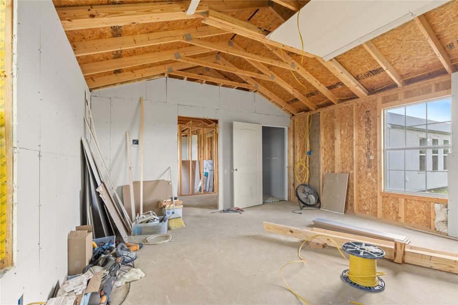 In-progress construction of a new home in , Iola, TX (Image 28).