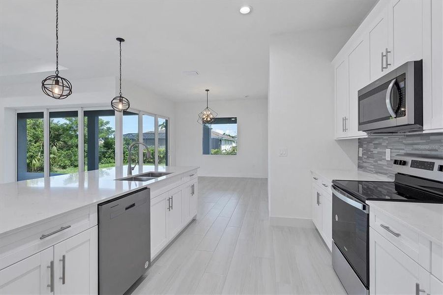 Furnished interior view inside a new home in , Port Charlotte (Image 11).