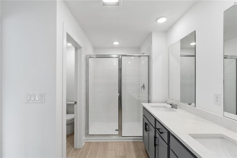 Furnished interior view inside a new home in Grandview Terrace, Canton (Image 8).