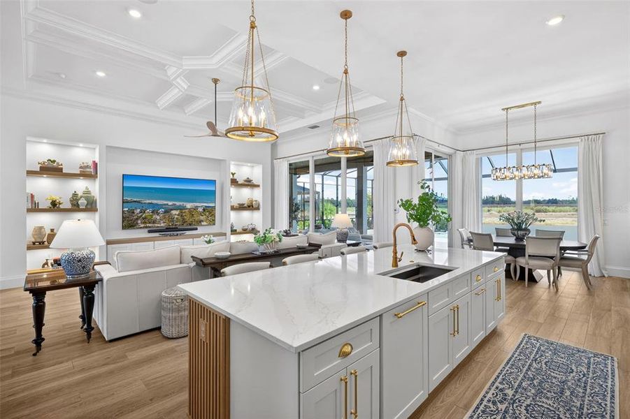 Furnished interior view inside a new home in , Fort Myers (Image 13).