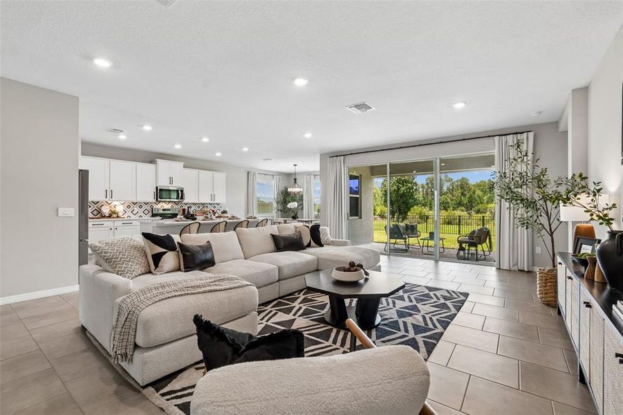 Furnished interior view inside a new home in Deerbrook, Land O' Lakes (Image 44).