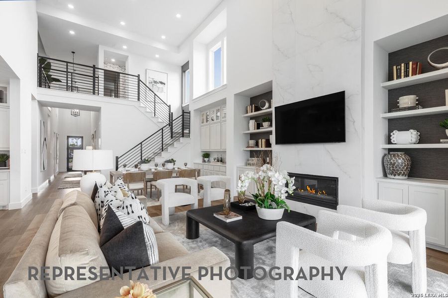 Furnished interior view inside a new home in Mayfair, New Braunfels (Image 32).