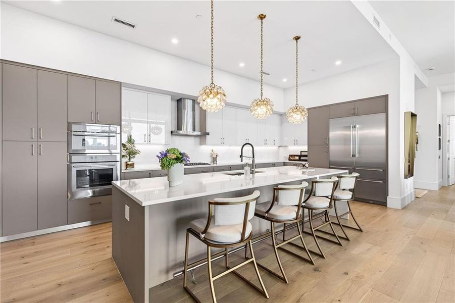 Furnished interior view inside a new home in The Dillon Buckhead, Atlanta (Image 34). Furnished interior view inside a new home in The Dillon Buckhead, Atlanta (Image 34).