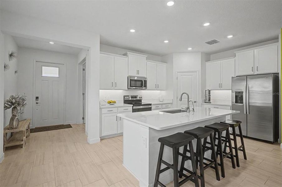 Furnished interior view inside a new home in Mirada Active Adult, San Antonio (Image 10).