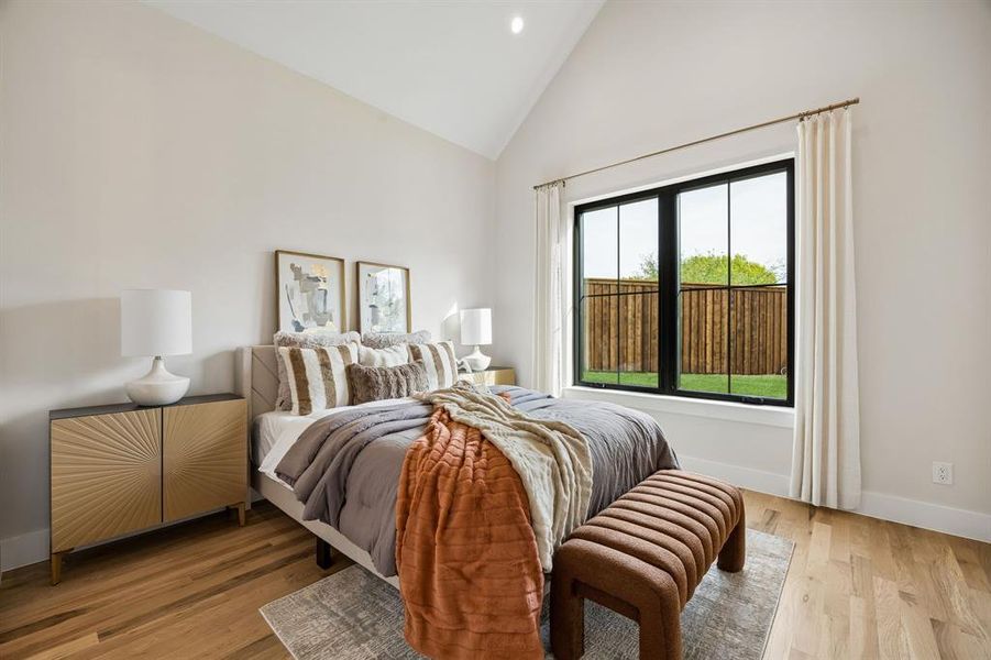 Furnished interior view inside a new home in , Dallas (Image 33).