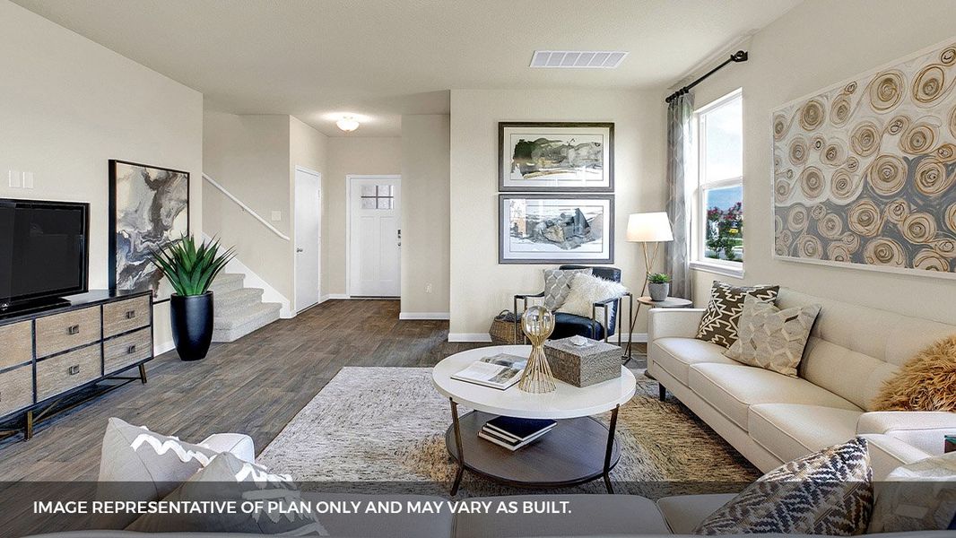 Furnished interior view inside a new home in Southgrove, Kyle (Image 15).