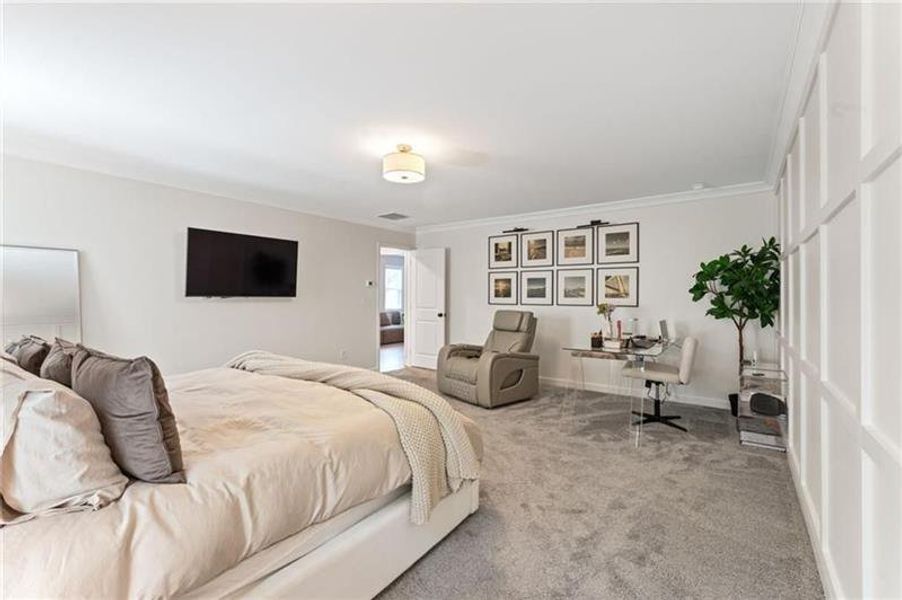 Furnished interior view inside a new home in Tapp Farm, Powder Springs (Image 11). Furnished interior view inside a new home in Tapp Farm, Powder Springs (Image 11).