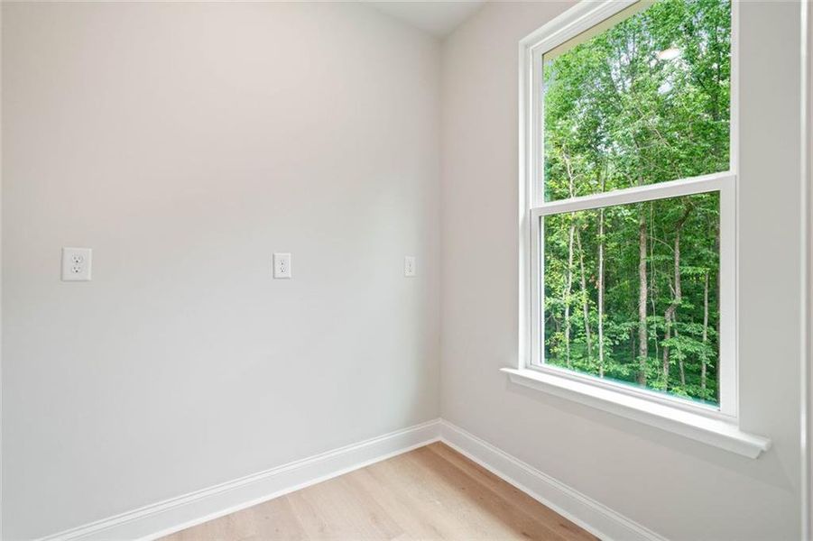 Spacious, unfurnished interior of a new home in , White (Image 21). Spacious, unfurnished interior of a new home in , White (Image 21).