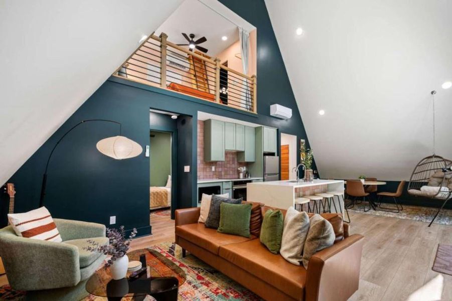 Furnished interior view inside a new home in , Blue Ridge (Image 7).
