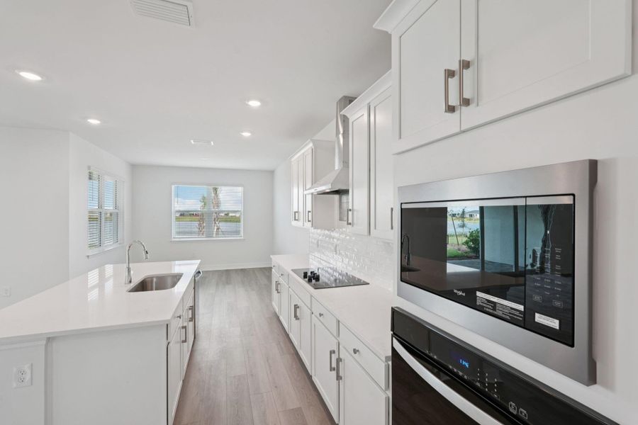 Furnished interior view inside a new home in , Vero Beach (Image 8). Furnished interior view inside a new home in , Vero Beach (Image 8).