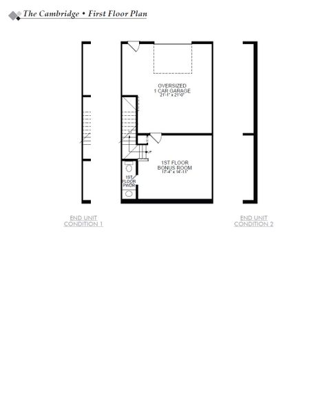 2D floor plan layout for the Cambridge by Eastwood Homes in Bryton Crossing Townhomes, Huntersville, NC (Image 3). 2D floor plan layout for the Cambridge by Eastwood Homes in Bryton Crossing Townhomes, Huntersville, NC (Image 3).