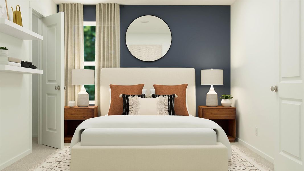 Furnished interior view inside a new home in Santa Fe Village, Cleveland (Image 9). Furnished interior view inside a new home in Santa Fe Village, Cleveland (Image 9).