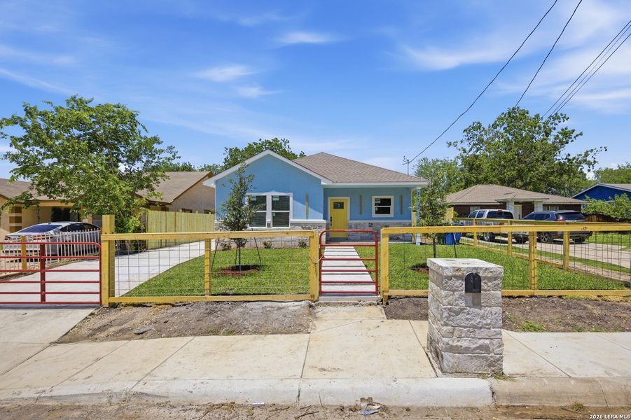 Front exterior of a new home in , San Antonio, TX, highlighting curb appeal (Image 18).
