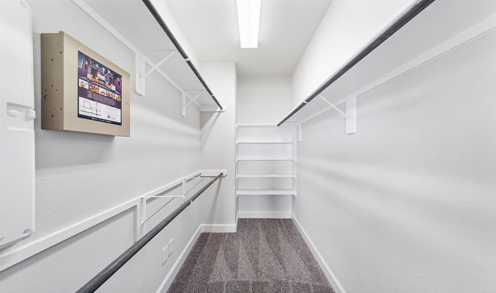 Primary walk-in closet