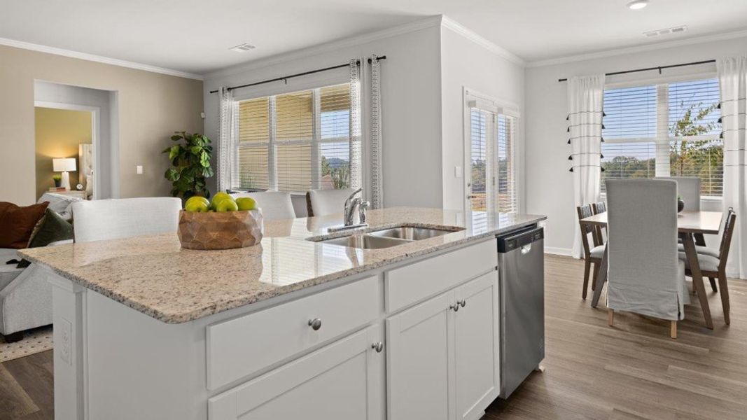 Representative furnished interior of a home built from the Booth by D.R. Horton in Whispering Springs, Maryville (Image 18).
