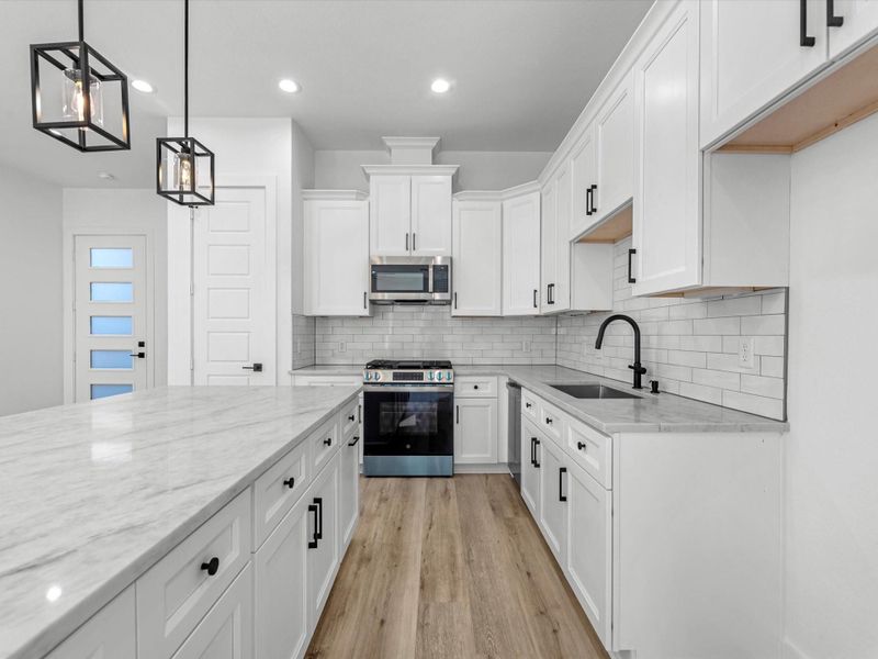 Furnished interior view inside a new home in , Houston (Image 8).