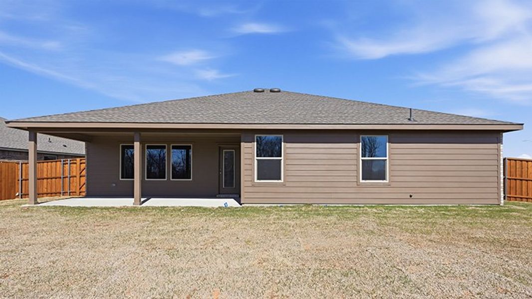 Representative exterior details of a home built from the Eureka by D.R. Horton in Northspur, Terrell (Image 3). Representative exterior details of a home built from the Eureka by D.R. Horton in Northspur, Terrell (Image 3).