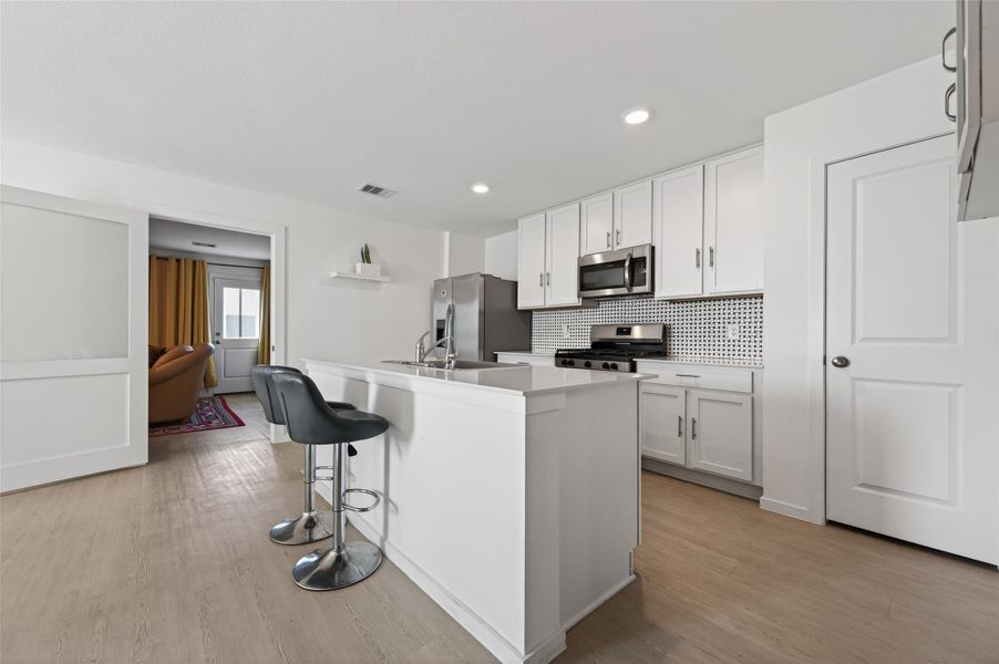 Furnished interior view inside a new home in The Grand Prairie: Watermill Collection, Hockley (Image 8).