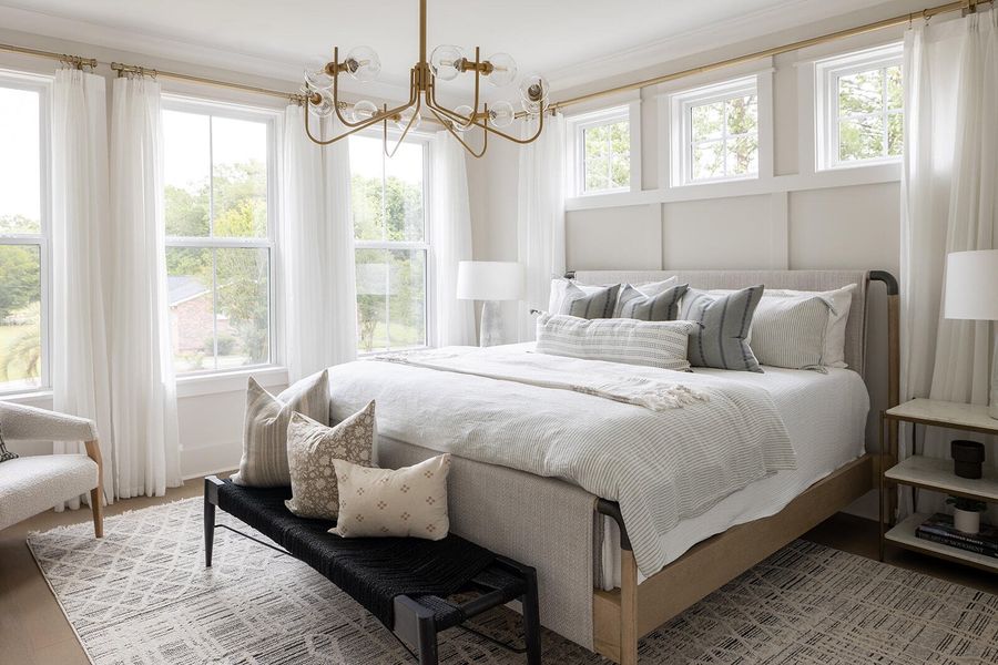 Furnished interior view inside a new home in Central Park, James Island (Image 8).
