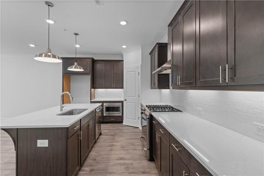 Furnished interior view inside a new home in Ecco Park, Alpharetta (Image 5).