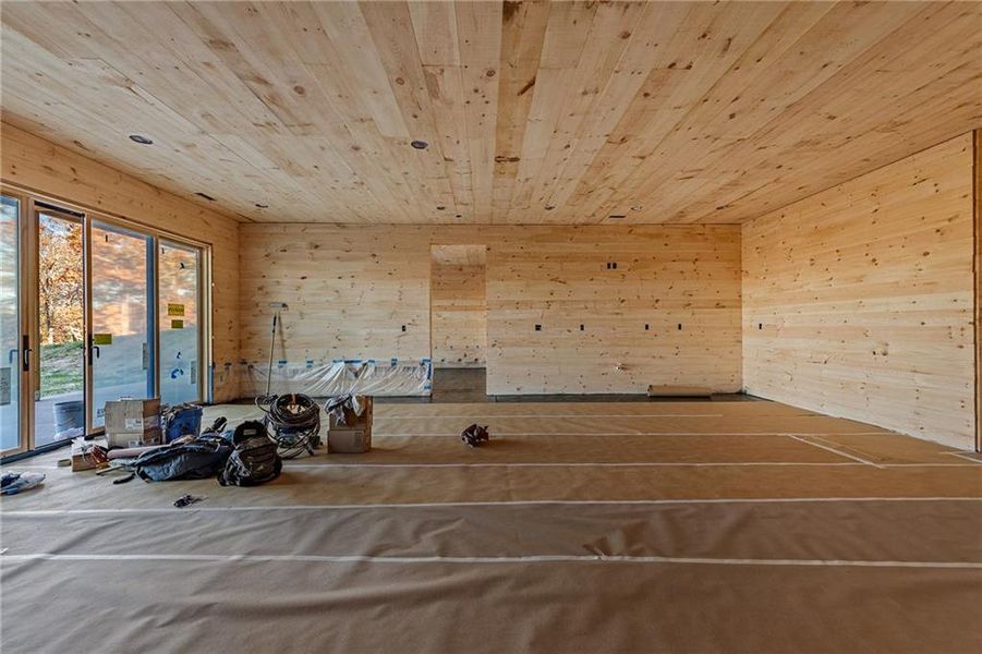 In-progress construction of a new home in , Blue Ridge, GA (Image 34).