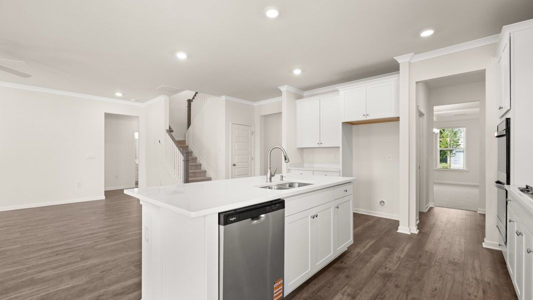 Representative furnished interior of a home built from the Hampshire by D.R. Horton in The Gates at Pates Creek, Hampton (Image 7). Representative furnished interior of a home built from the Hampshire by D.R. Horton in The Gates at Pates Creek, Hampton (Image 7).