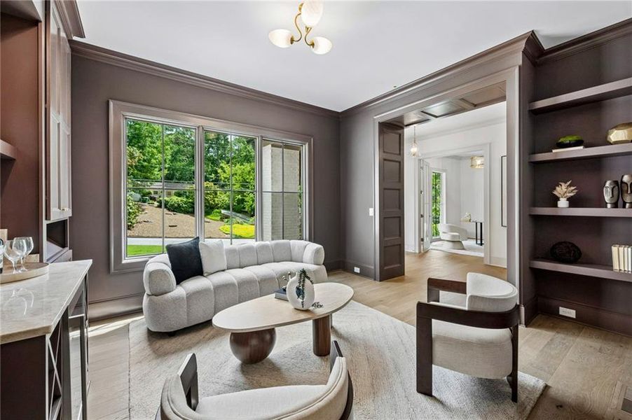 Furnished interior view inside a new home in , Atlanta (Image 25).