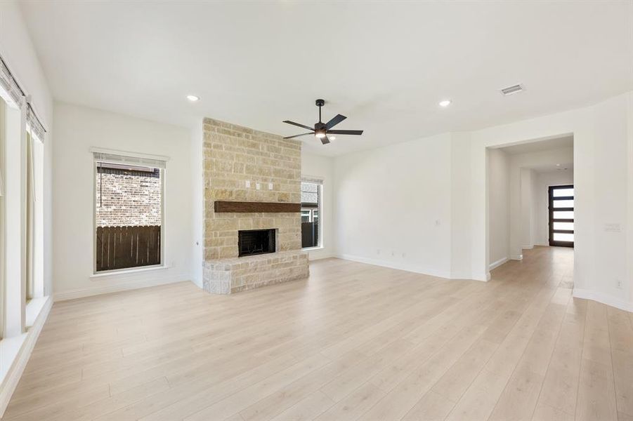 Spacious, unfurnished interior of a new home in Meadow Vista 60-65, Anna (Image 28). Spacious, unfurnished interior of a new home in Meadow Vista 60-65, Anna (Image 28).