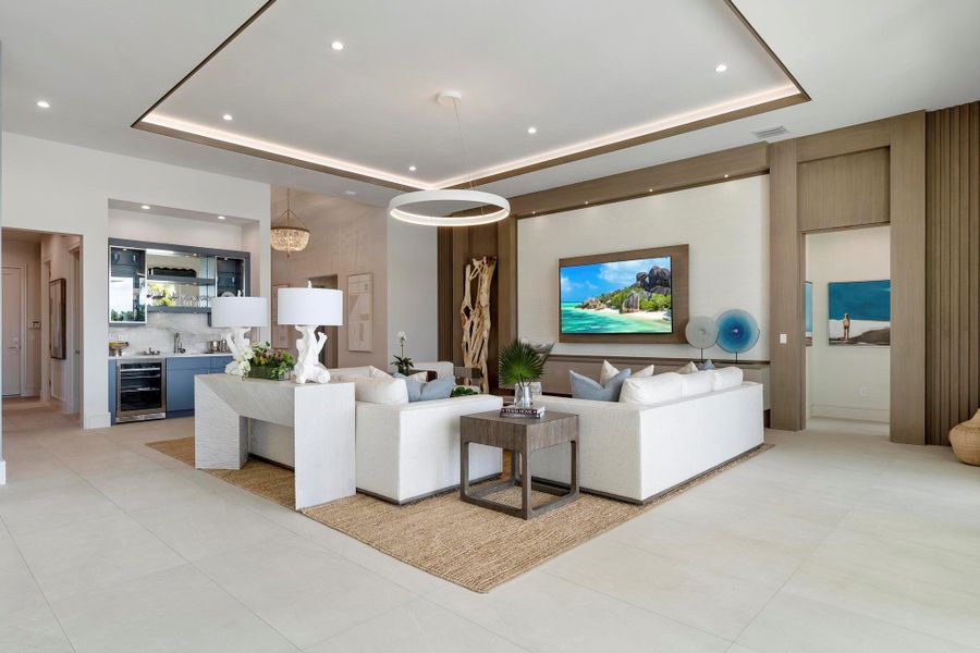 Furnished interior view inside a new home in , Port St. Lucie (Image 40).