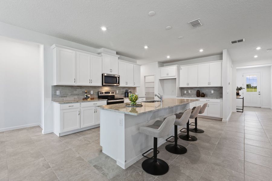 Representative furnished interior of a home built from the Red Bud by Mattamy Homes in Crosswind Ranch, Parrish (Image 7).