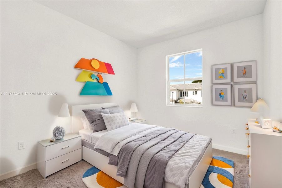 Furnished interior view inside a new home in Cedar Pointe: Cypress Collection, Homestead (Image 6).