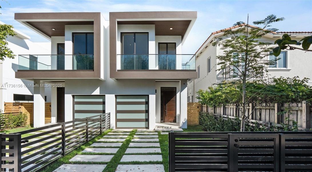 Front exterior of a new home in , Miami, FL, highlighting curb appeal (Image 20).