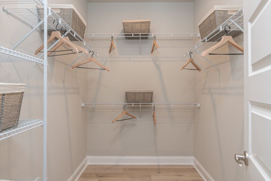 Owner's suite walk-in closet