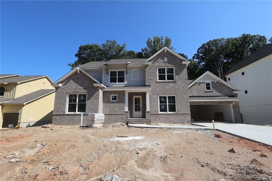 In-progress construction of a new home in Ellis, Marietta, GA (Image 11).