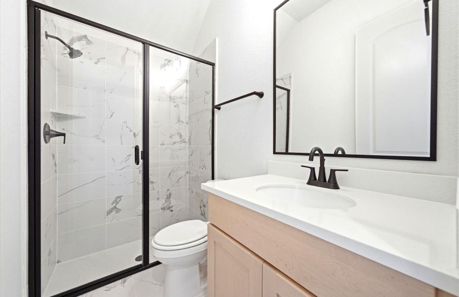 Furnished interior view inside a new home in The Highlands 55′, Porter (Image 16).