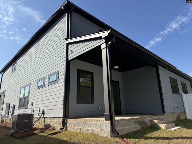 Exterior details and patio area of a home in Dunbar Village, Cayce (Image 29).