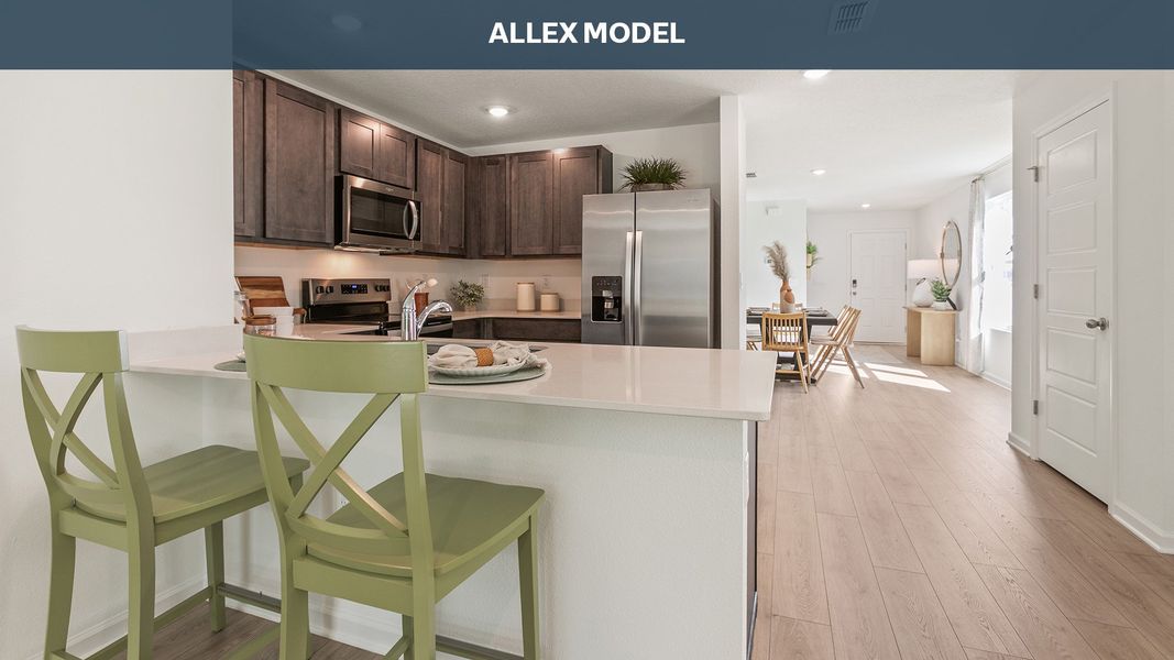 Representative furnished interior of a home built from the Allex by D.R. Horton in Diamond Springs, Jacksonville (Image 11).