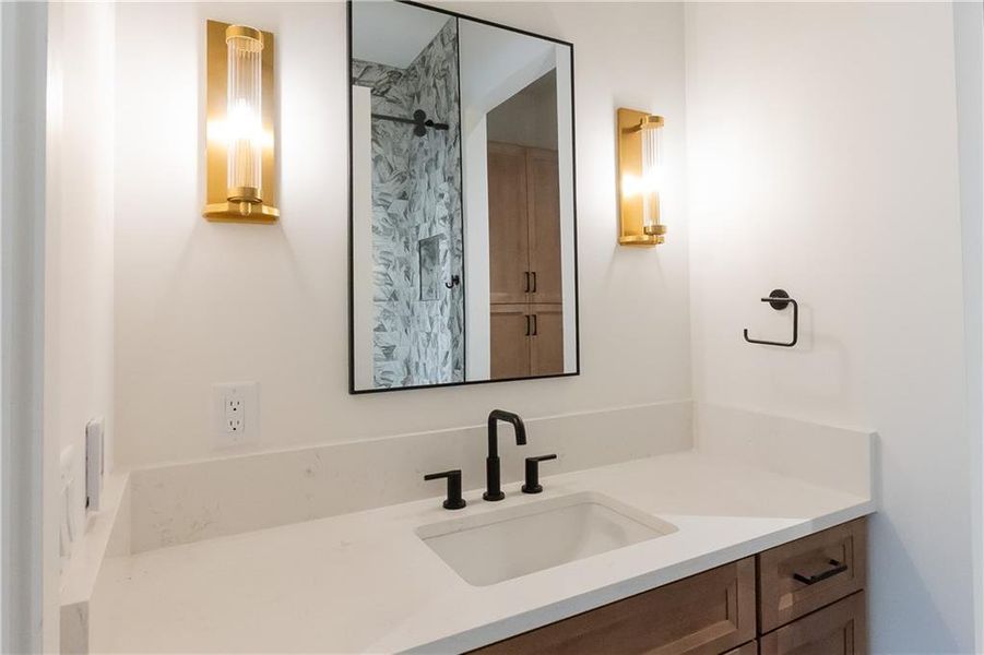 Furnished interior view inside a new home in , Marietta (Image 38).