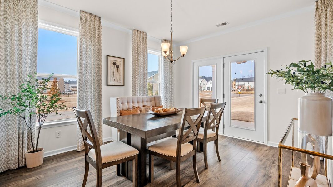 Representative furnished interior of a home built from the Hampshire by D.R. Horton in Westland, Bogart (Image 10).