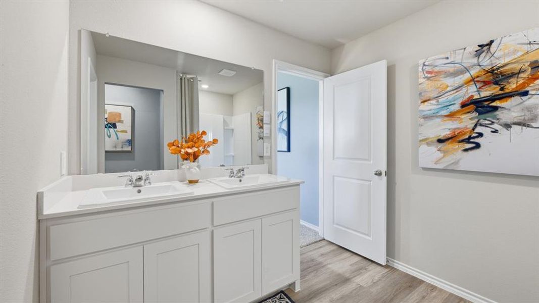 Furnished interior view inside a new home in Hickory Grove, Krum (Image 16).