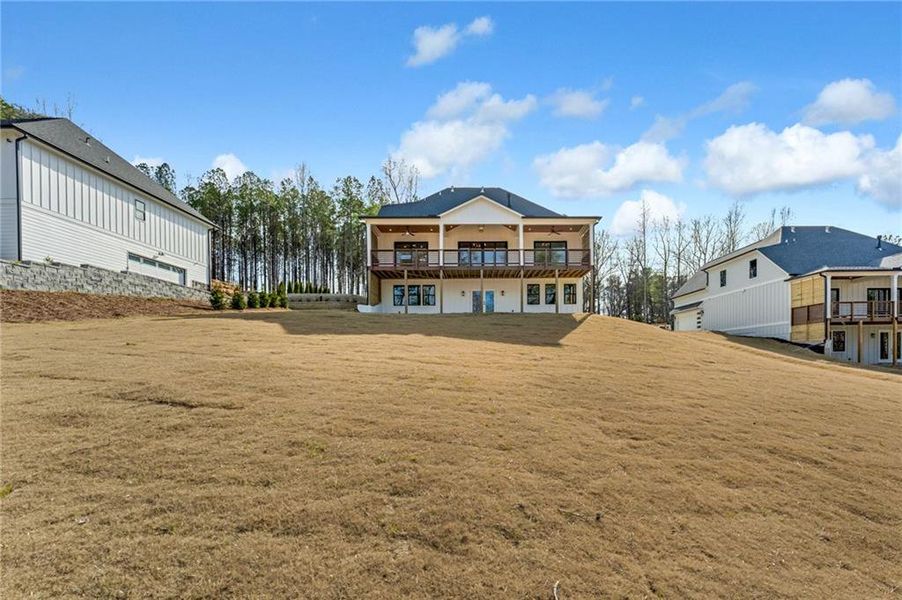 Exterior details and patio area of a home in , Cumming (Image 4). Exterior details and patio area of a home in , Cumming (Image 4).