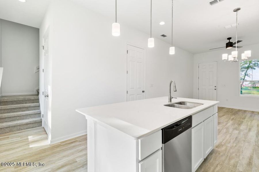 Furnished interior view inside a new home in , Jacksonville (Image 18). Furnished interior view inside a new home in , Jacksonville (Image 18).